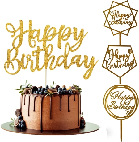 BIRTHDAY CAKE TOPPER 