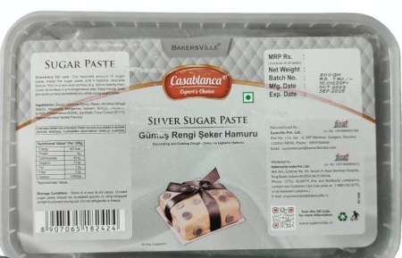casablanca silver sugar paste 