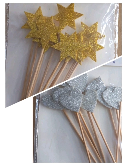 HEARTS & STAR TOPPER 