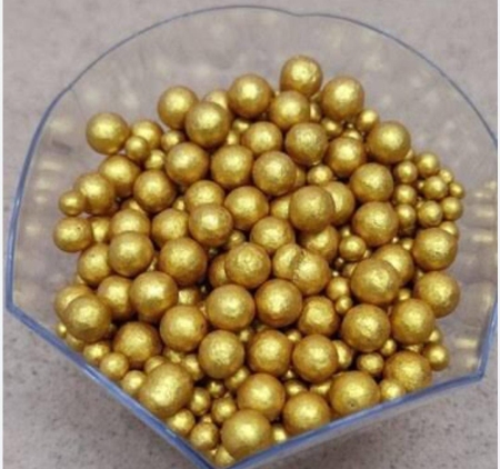 DECORATIVE BALLS GOLD SPRINKLES 100 GMS SIZE -2