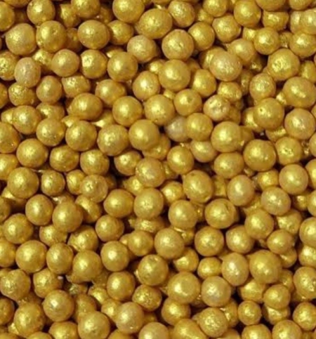 DECORATIVE BALLS GOLD SPRINKLES 100 GMS SIZE -3