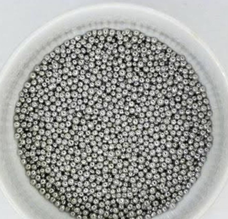 DECORATIVE SILVER BALLS SIZE 00  /100 GMS 