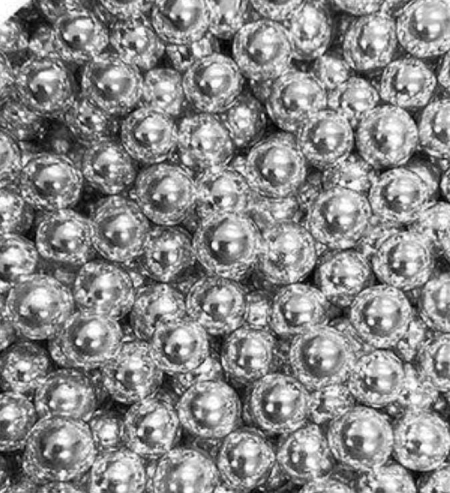 DECORATIVE BALLS SILVER SIZE 3
