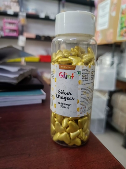 GOLD HEART 12 MM 150 GMS
