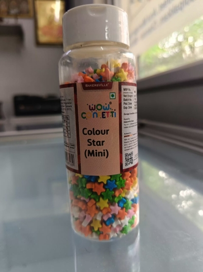 WOW CONFETI STARS MINI  150 GMS 