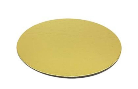 ONE AND HALF  KG GOLD BASE  ROUND /9.5 INCHES 