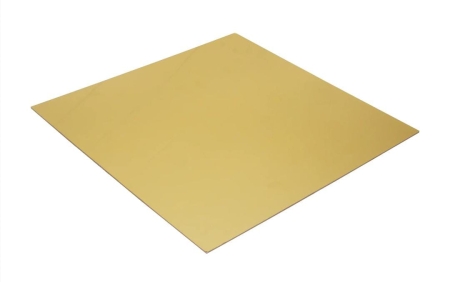 HALF KG SQUARE  BASE GOLD /7.5 INCHES 