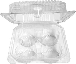 PVC Muffin Box  - 4 Cavity