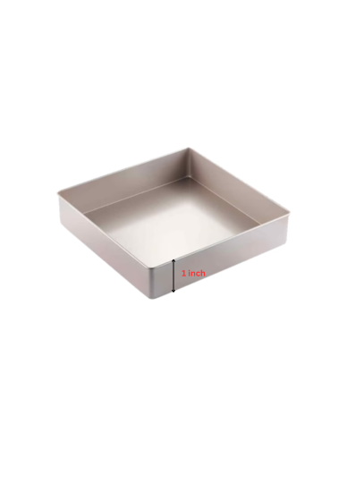 Alumium Square Brownie Tin - 12 inch