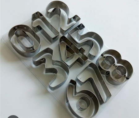 NUMBER  COOKIES CUTTER 